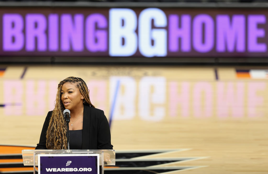 Rally Held For Phoenix Mercury Player Brittney Griner Detained In Russia