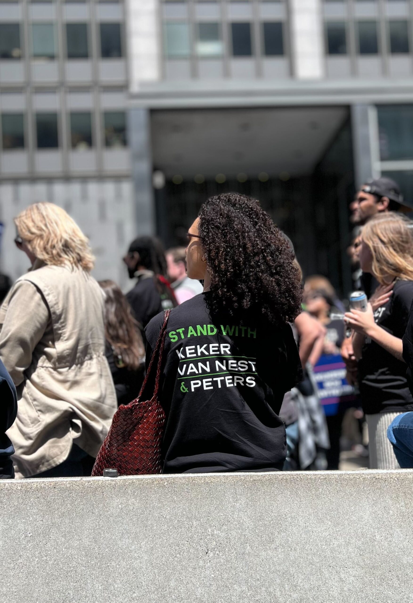 Keker Van Nest laawyer at May 1 day of action in San FrancKeker Van Nest laawyer at May 1 day of action in San Francisco