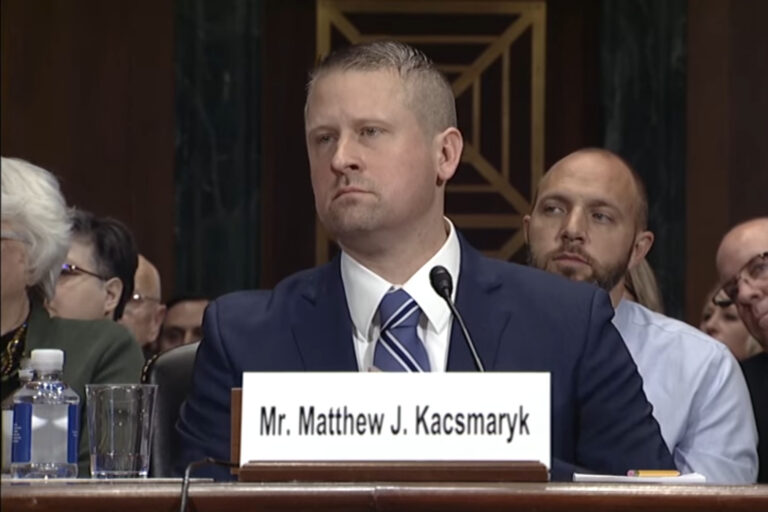 Matthew Kacsmaryk, a staunch opponent of LGBTQ rights and advocate of sexual prudishness, Senate Judiciary Committee