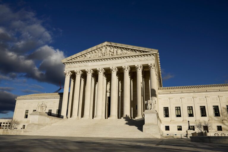 Police officers stand in front of the U.S. Supreme Court during the 50th annual March for Life rally, the first since the Supreme Court decided Dobbs v. Jackson Women’s Health. Anna Moneymaker, Getty Images