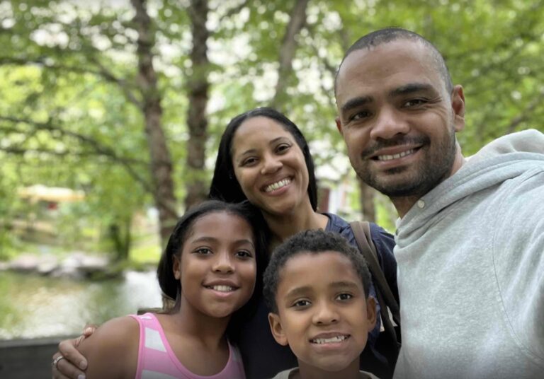 Shimica Gaskins and her family, credit Shamica Gaskins