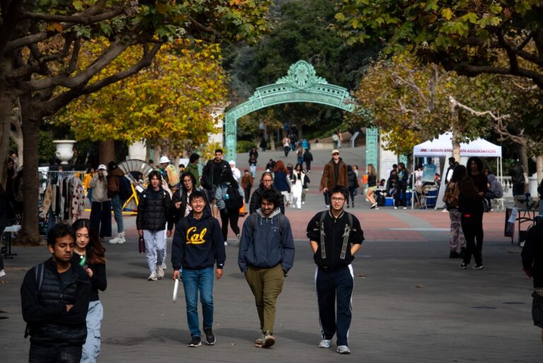 Sproul Plaza at UC-Berkeley. (Marlena Sloss for The Washington Post)