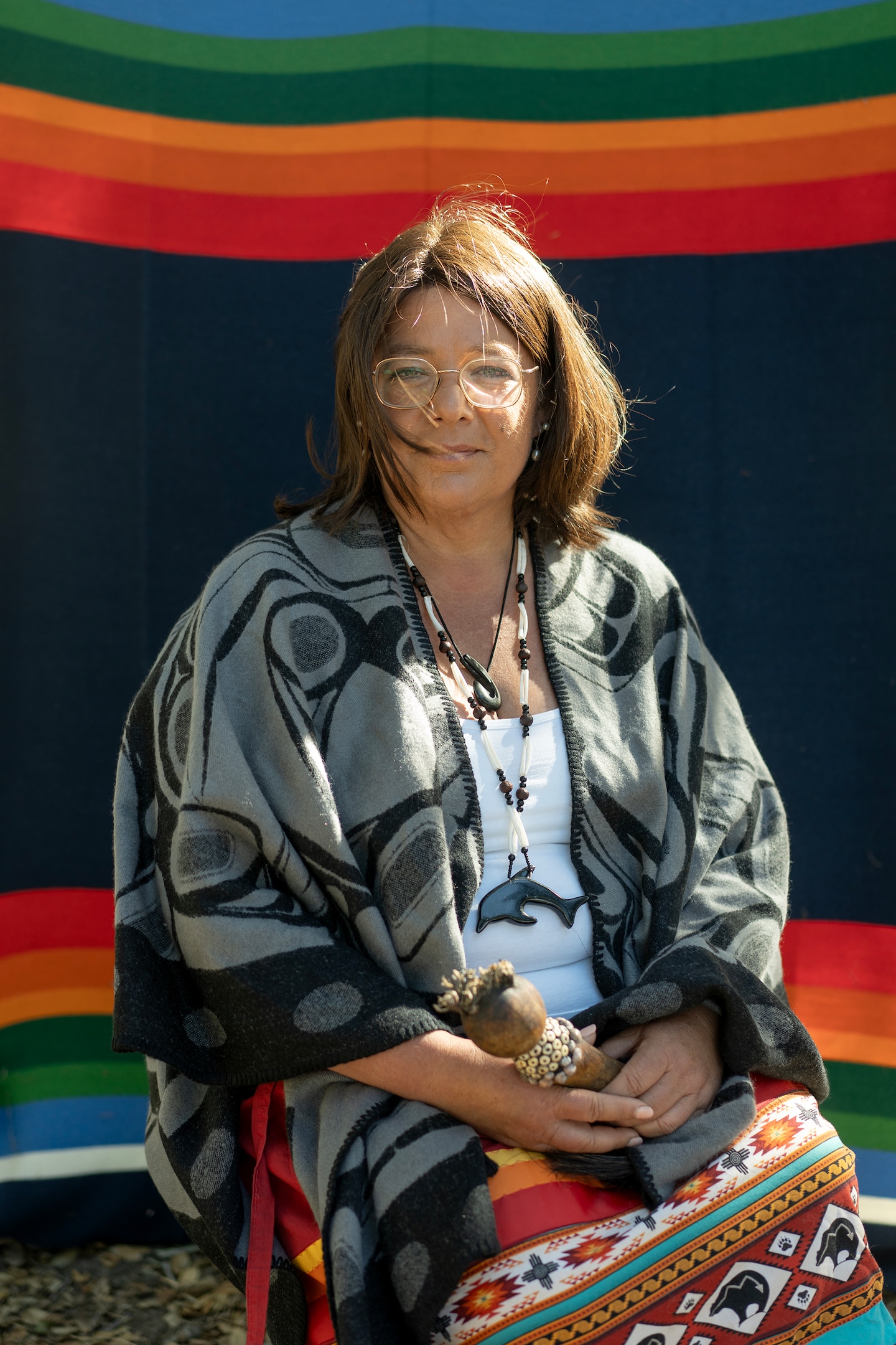 Violet Sage Walker, chair of the Northern Chumash Tribal Council, credit Karla Gachet, Washington Post